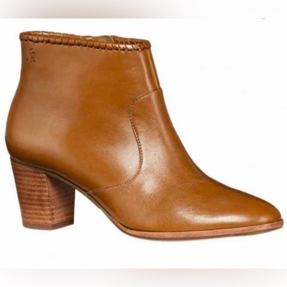Jack Rogers Margot Leather Heeled Ankle Boot